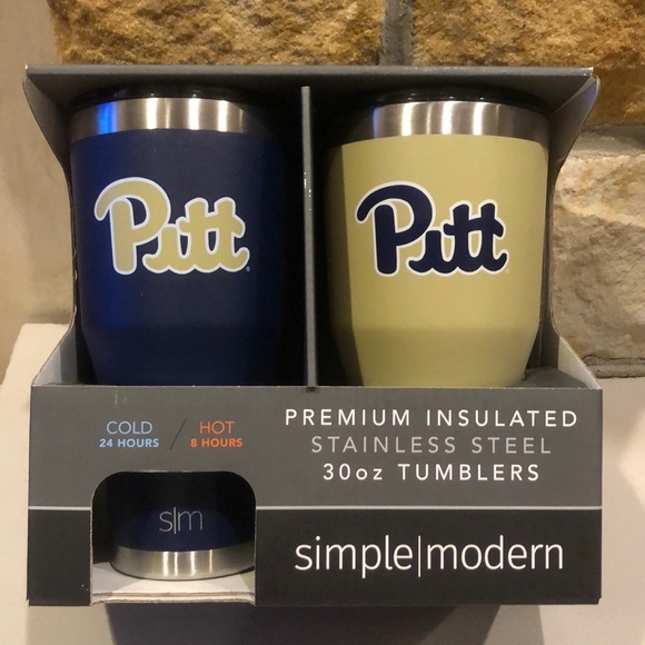 Simple Modern Other - 🆕 Univ of Pittsburgh Insulated Tumblers 30oz Pitt